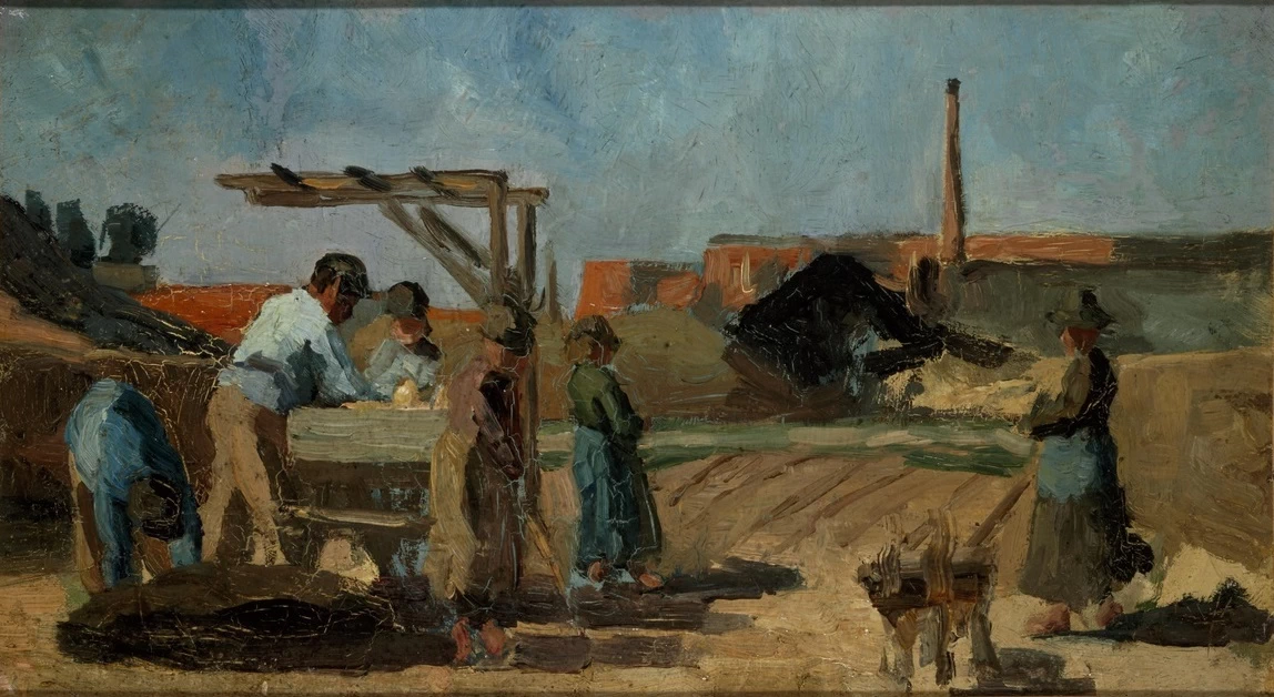 Lavoratori della fabbrica di mattoni - Utrecht Centraal Museum